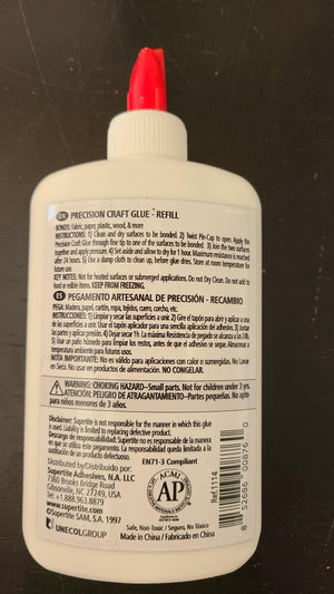 Ref 1114 Precision Tip Craft Glue Refill