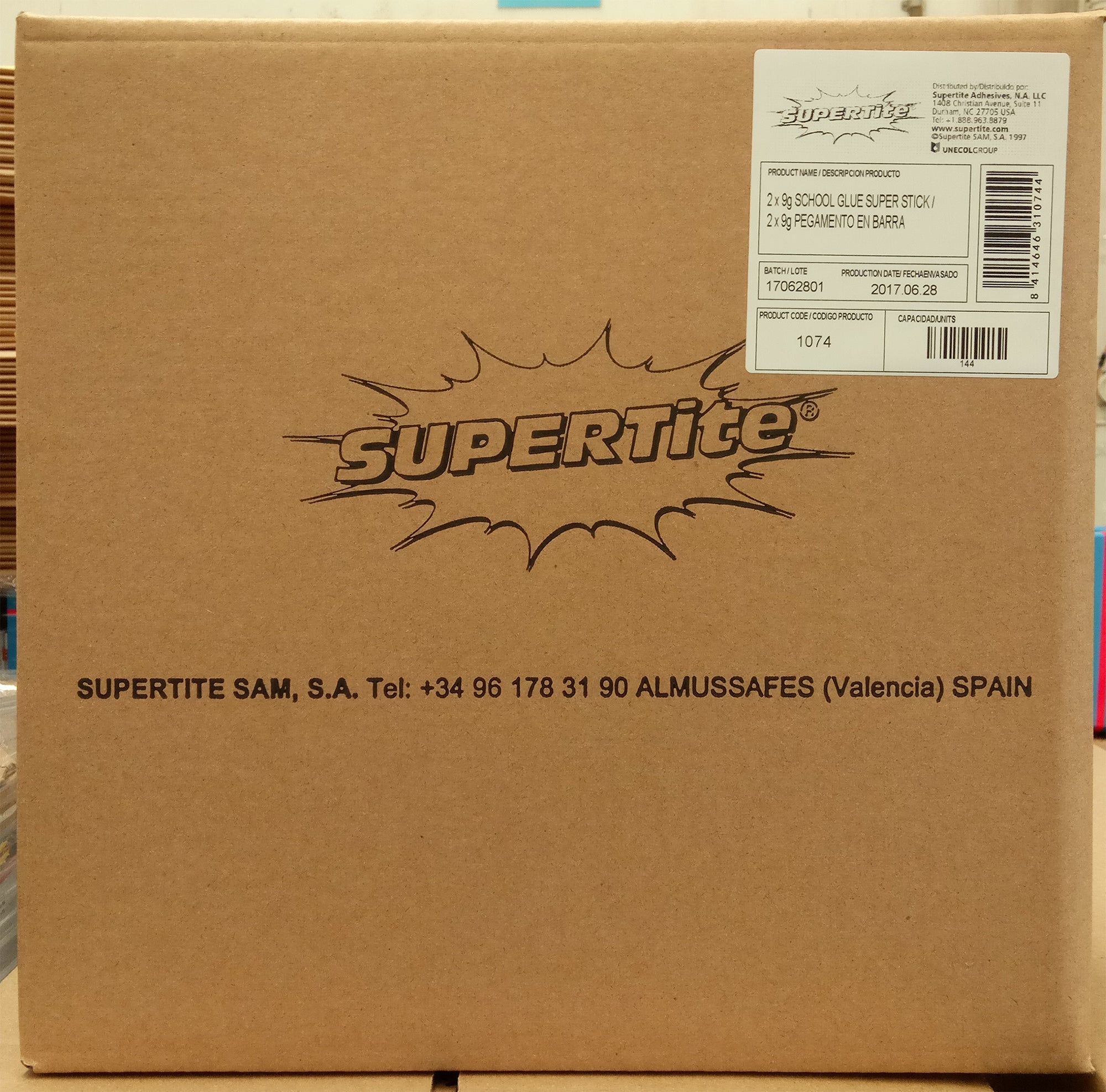 Ref-1074 Supertite SCHOOL GLUE SUPER STICKS (Craft & School Approved!)- 2x9g (2x.317)