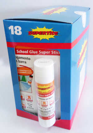 Ref-1118 Supertite SCHOOL GLUE SUPER STICK (Craft & School Approved!)- 21g(.74oz)