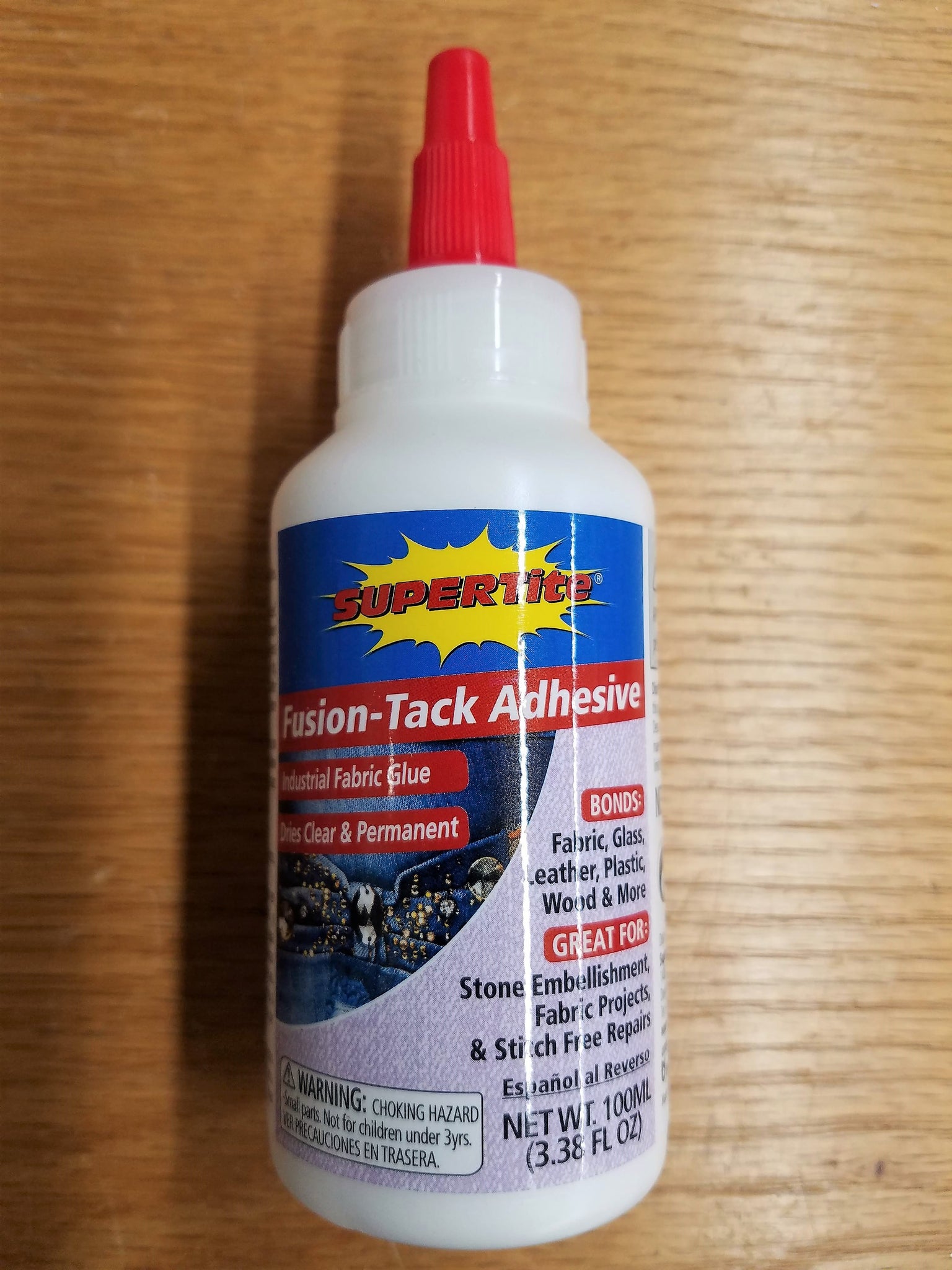 Supertite Fusion Tack Adhesive, 0.61 oz Blistered Tube